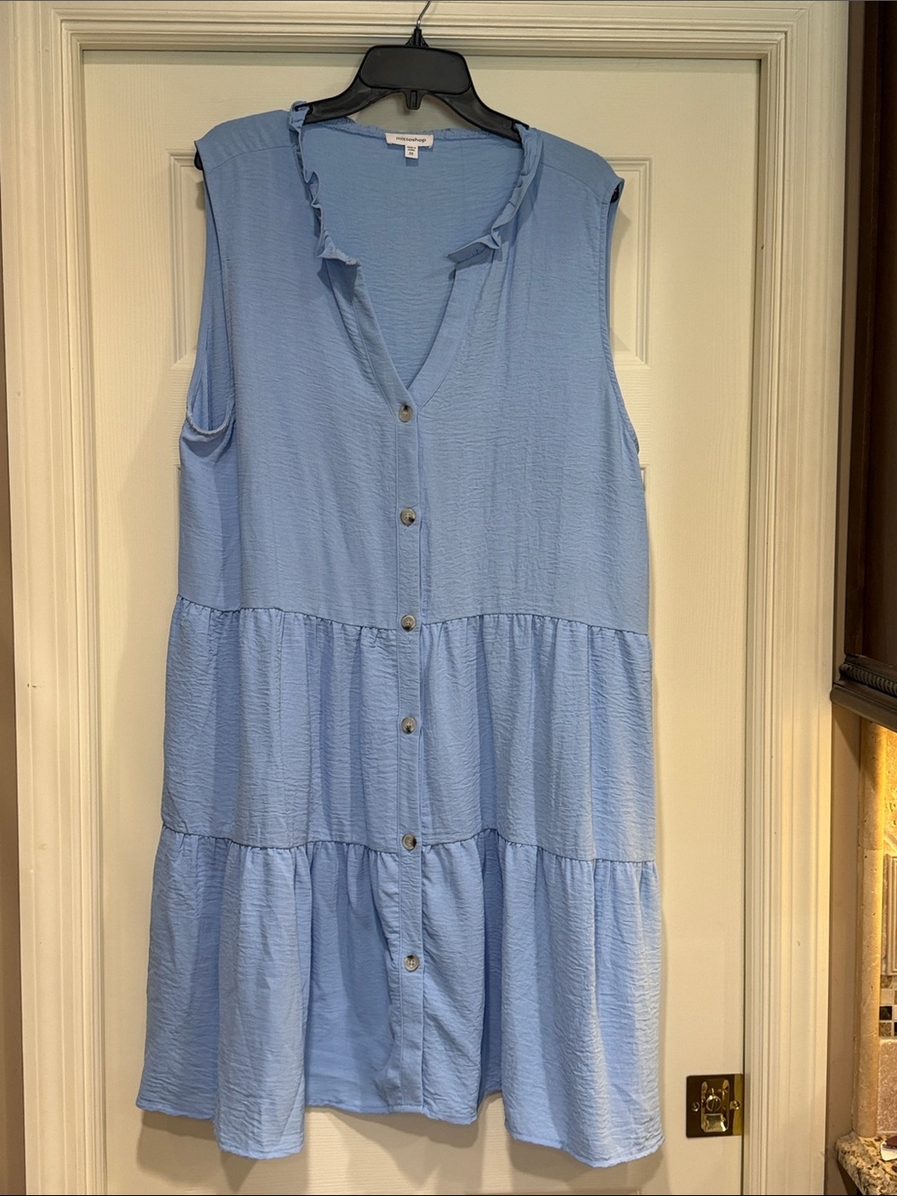 mittoshop Light Blue Women's Blouse